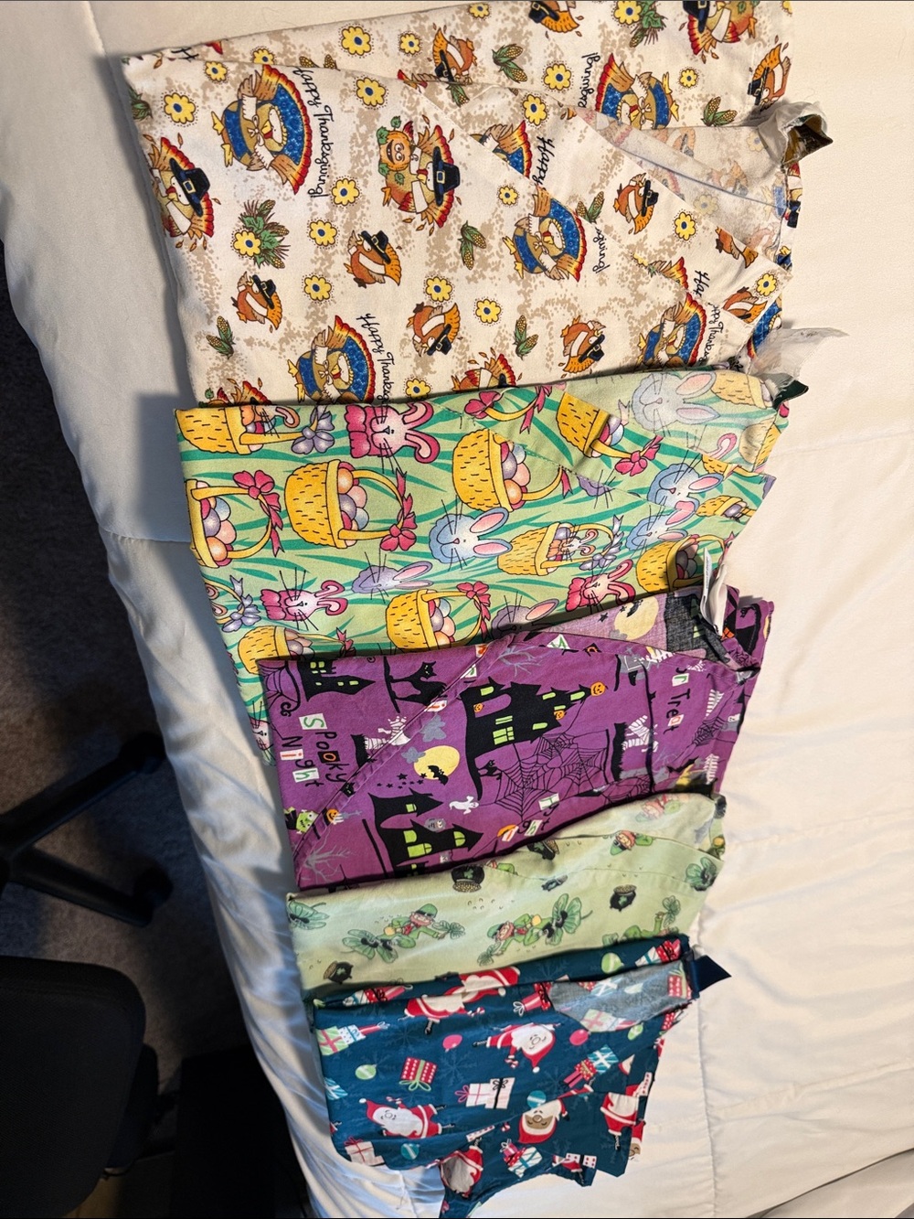 Holiday Assorted Scrub Top Bundle
